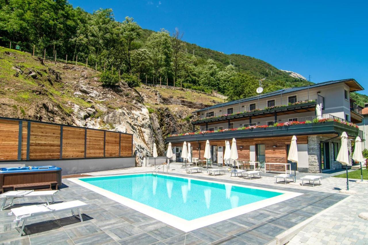 Dascio Emotion Ferienwohnung Mit Terrasse Am See Esterno foto