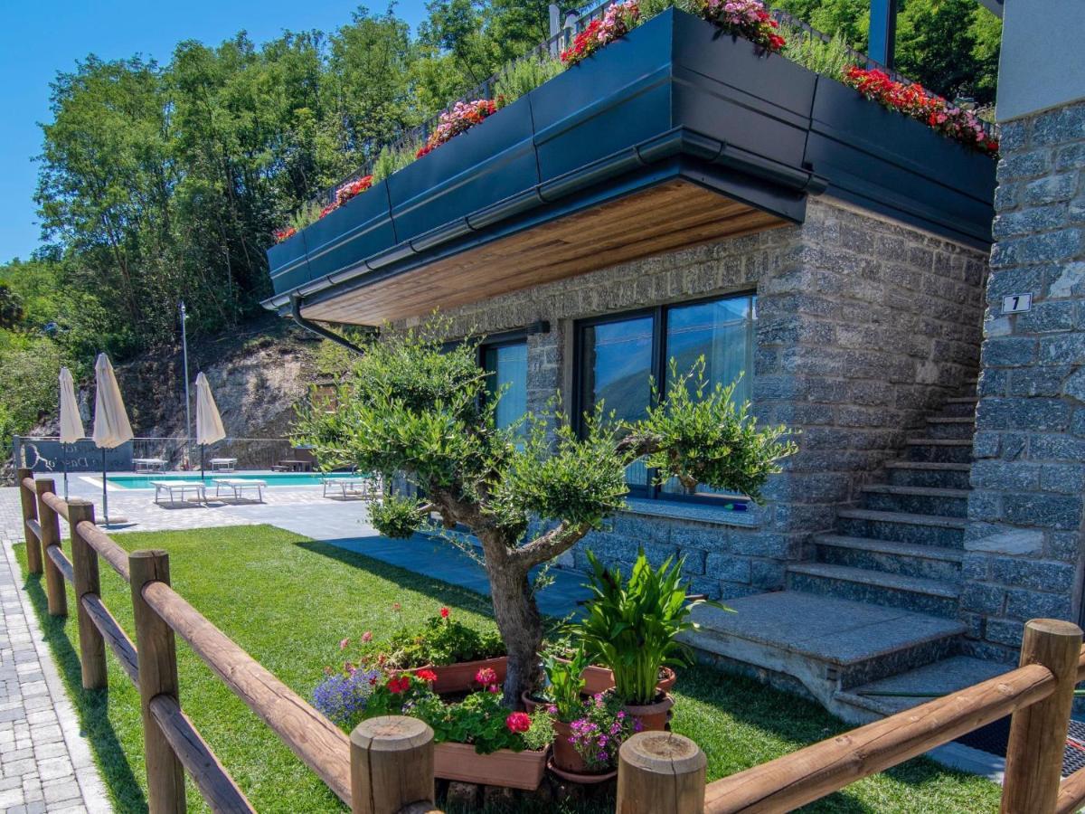 Dascio Emotion Ferienwohnung Mit Terrasse Am See Esterno foto