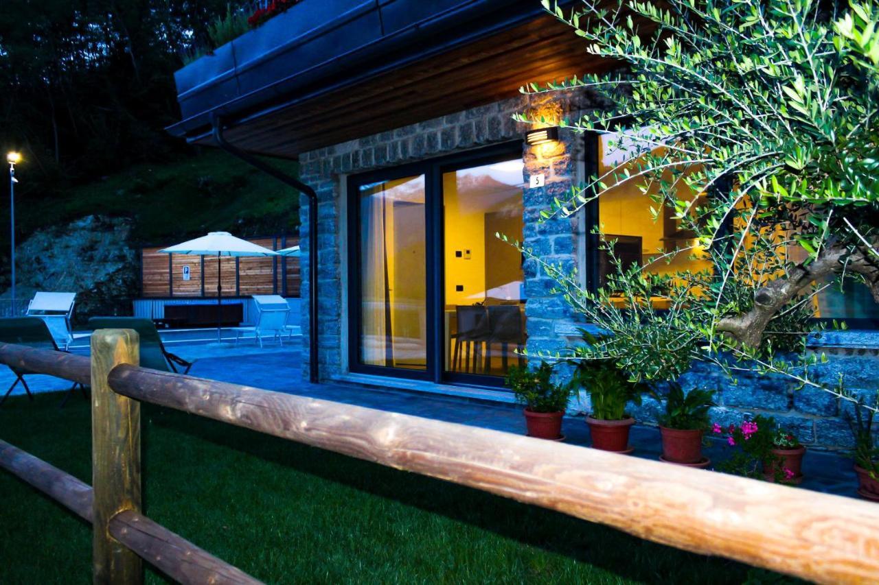 Dascio Emotion Ferienwohnung Mit Terrasse Am See Esterno foto