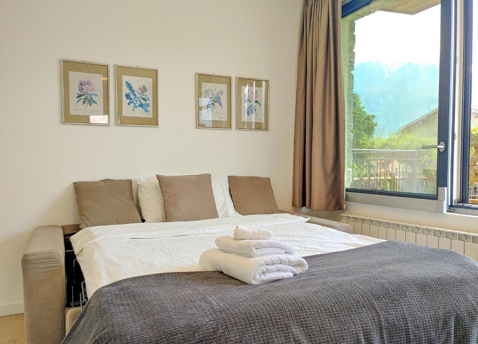 Dascio Emotion Ferienwohnung Mit Terrasse Am See Esterno foto