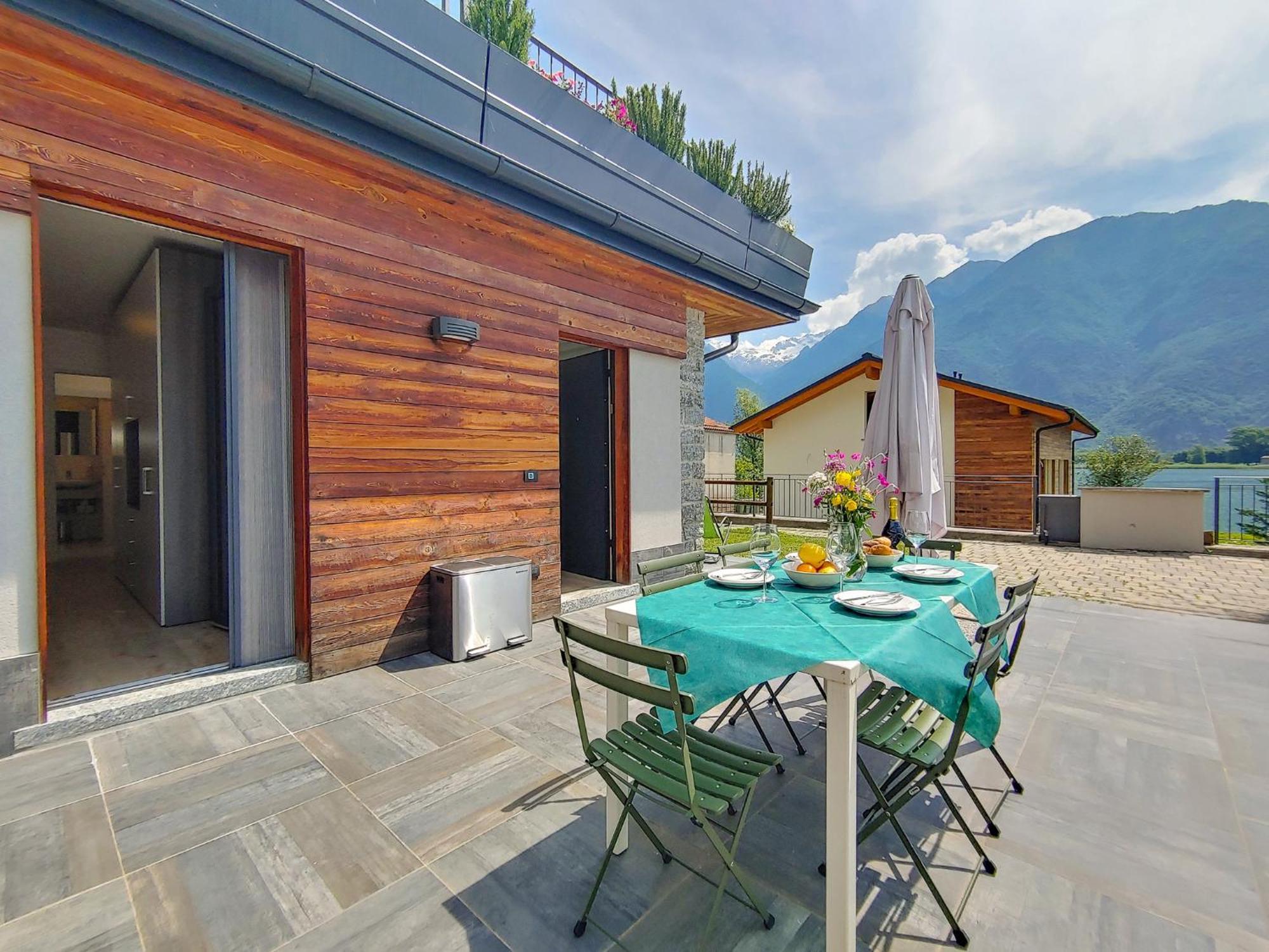 Dascio Emotion Ferienwohnung Mit Terrasse Am See Esterno foto