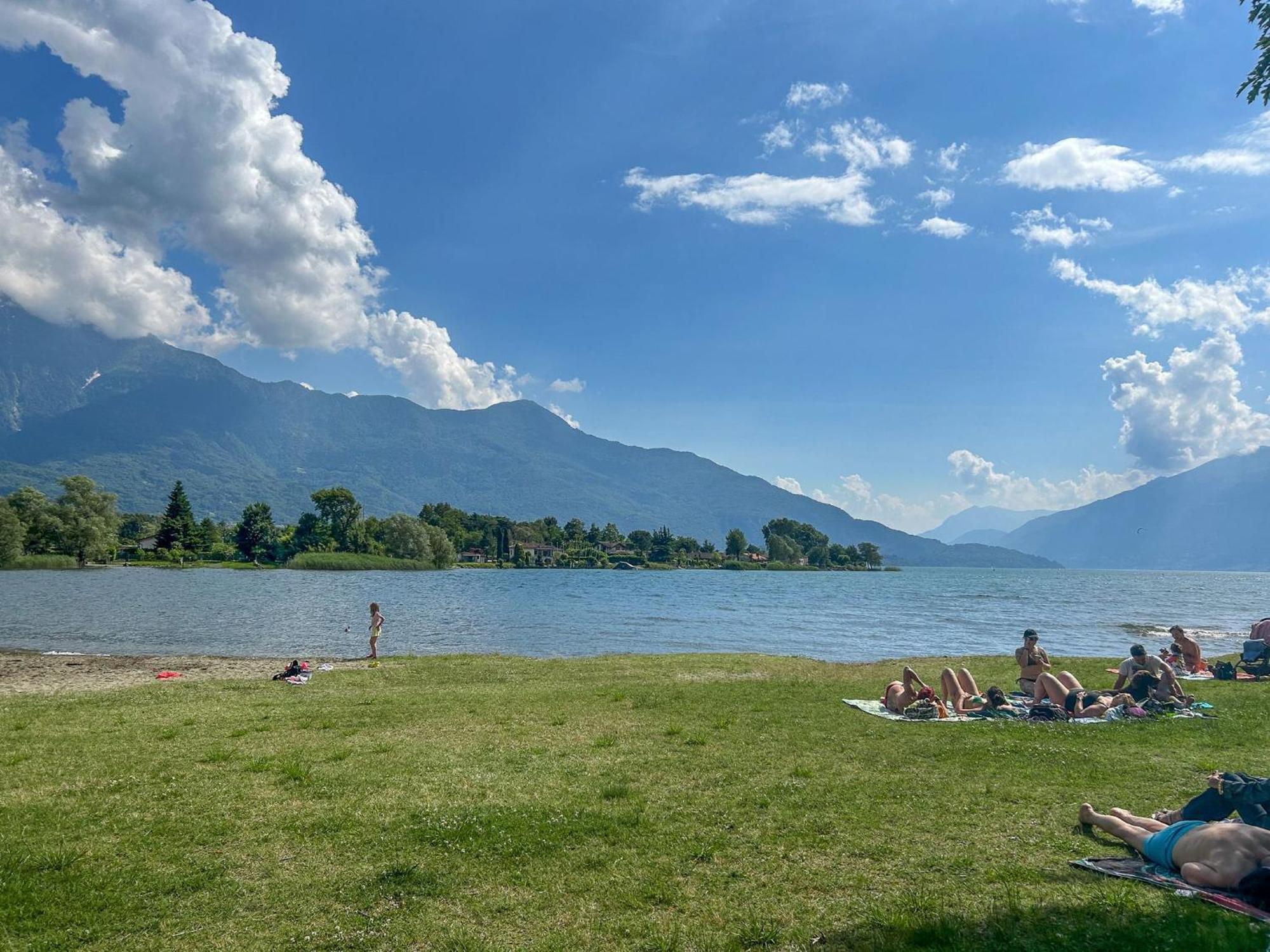 Dascio Emotion Ferienwohnung Mit Terrasse Am See Esterno foto