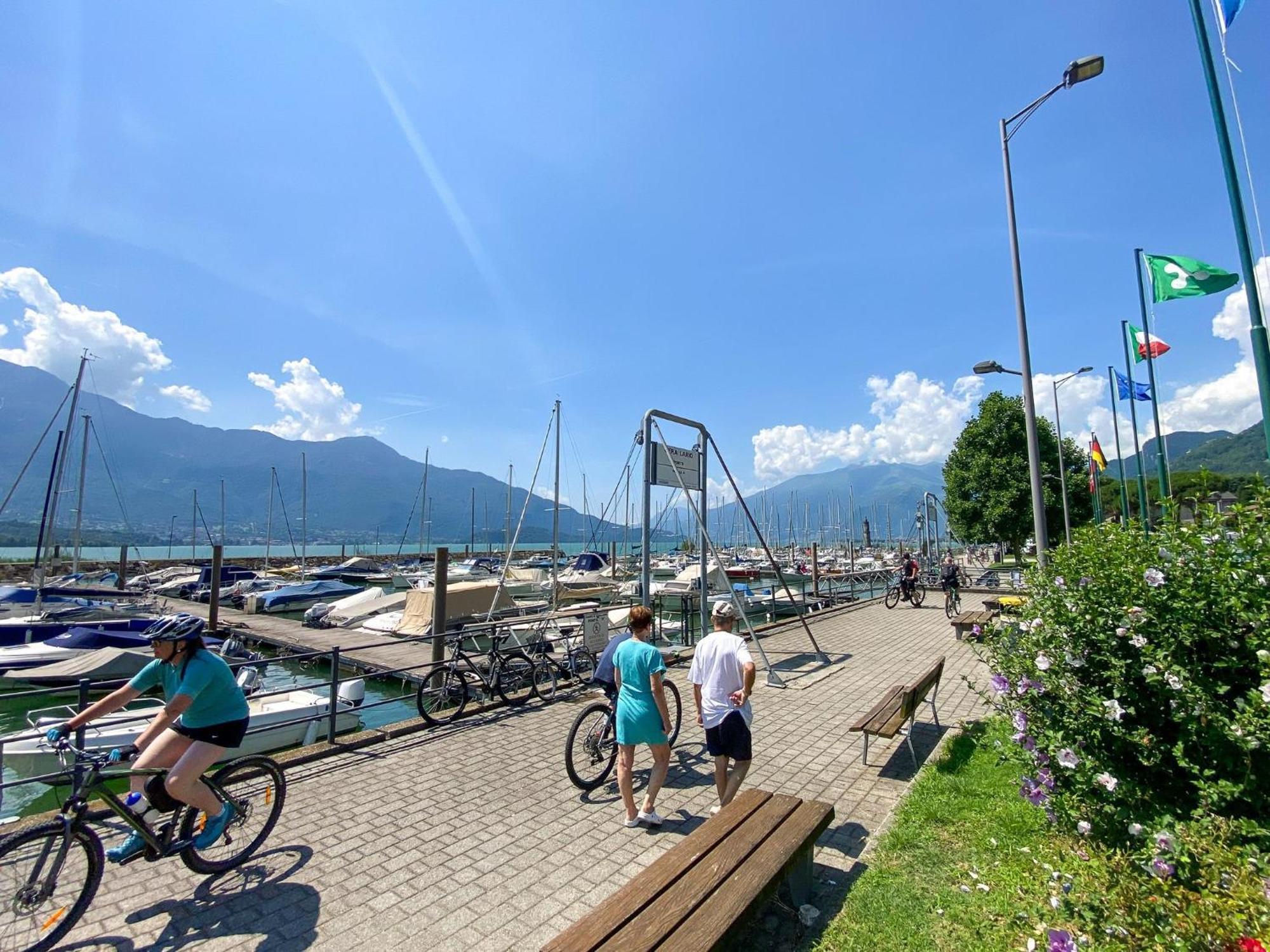 Dascio Emotion Ferienwohnung Mit Terrasse Am See Esterno foto